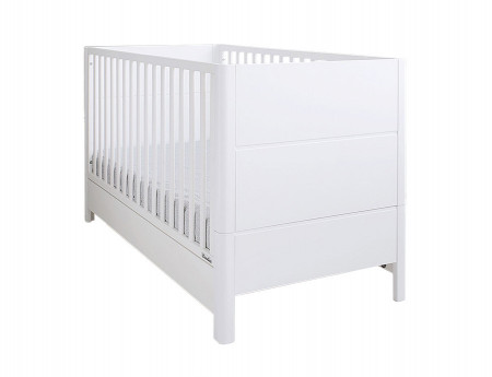 Woodies - Patut din lemn masiv 140x70 Transformabil pentru Bebe si Junior Smooth