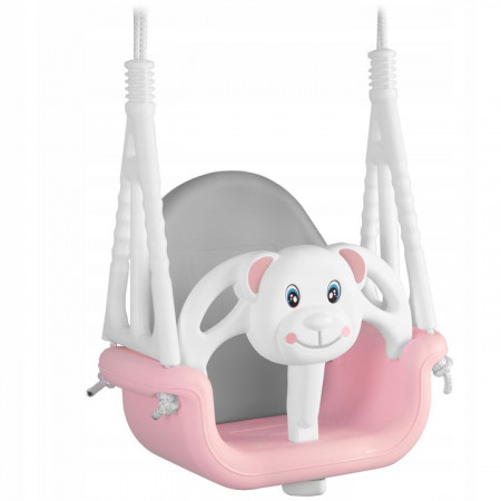 Leagan modular pentru copii, Ricokids, 3in1, Roz
