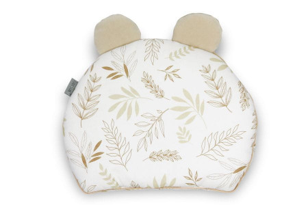 Perna plata cu urechi, pentru bebelusi, 35x28 cm, Tiny Star, Sweet Grain & Ivory