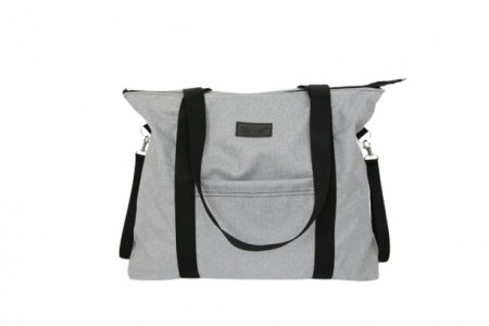 Geanta mamicii, pentru carucior si plimbare, Tiny Star Light Grey