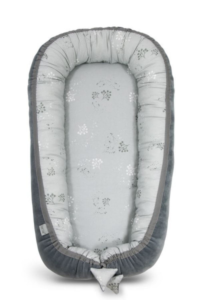 Babynest Mist & Steel Cuib Pentru Bebelusi, Ajustabil, Portabil, Reductor Patut, Tiny Star