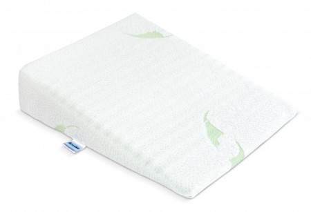 Perna antisufocare pentru copii pentru carucior Sensillo LUXE cu aloe vera 38x30 cm