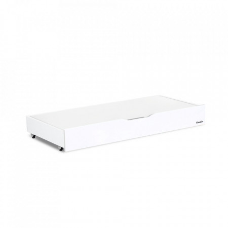 Sertar Depozitare Pentru Patut, cu Capac, Pin, HDF, MDF, Woodies Safe Dreams, Smoth 120 × 60 cm, Alb
