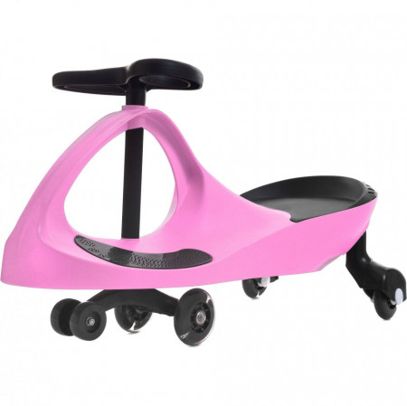 Masinuta pentru copii, cu lumini, sistem de deplasare Wiggle&Go, Severno, Balance, Roz