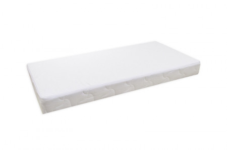 Saltea pentru patut copii, husa cu fermoar, detasabila, Mykids, Fibra, Cocos, Merinos, 120 x 60 x 11 cm