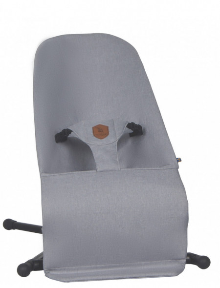 Balansoar pentru copii EcoViking, 3 pozitii de inclinare, pliabil, Grey