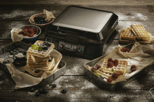 Adler - Aparat de preparat vafe 1500W, AD 3036