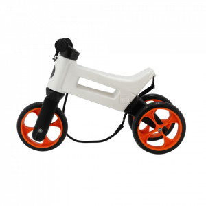 Bicicleta fara pedale pentru Copii, Funny Wheels Rider SuperSport 2 in 1 Pearl/Sunset