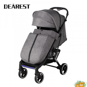 Carucior sport pentru copii, usor, pliere tip troller, suporta pana la 22 kg, Dearest, 819 Grey