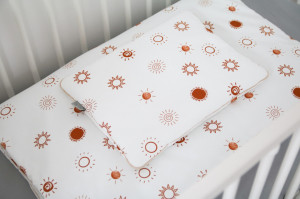 Lenjerie de pat pentru copii Tiny Star Sunshine 100 x 75 cm