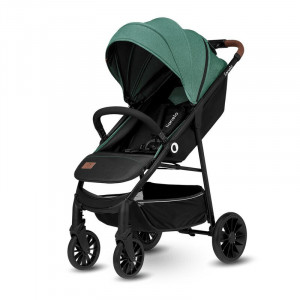 Lionelo - Carucior sport Zoey, pentru copii, De la nastere, Cu accesorii, Cadru din aluminiu, 0- 15 kg, Verde