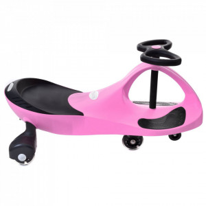 Masinuta pentru copii, cu lumini, sistem de deplasare Wiggle&Go, Severno, Balance, Roz