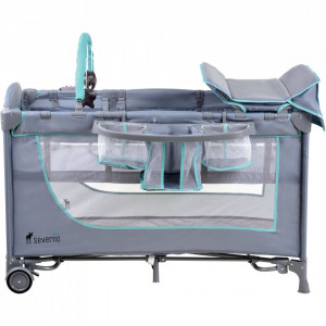 Patut de voiaj Comfort Plus, gri-menta