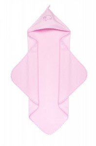 Prosop cu gluga pentru Copii, Sensillo SHEEP 80x80 cm Pink
