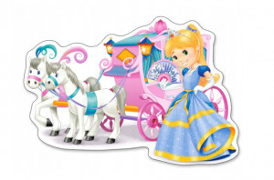 Puzzle pentru copii, Caleasca printesei, 12 de piese