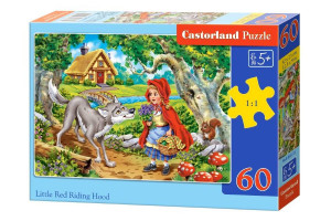 Puzzle pentru copii, Scufita Rosie, 60 de piese