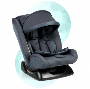 Scaun auto copii, 0 - 36 kg, inclinatie ajustabila, tetiera SIP, parasolar, Ricokids, Luco, Dark Blue + Carton de colorat