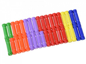 Set de constructie magnetic, Magnastix, 60 de piese