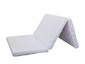 Set Patut pliabil pentru copii, 120 x 60 cm, Ricokids, RK-240, Lavenda Grey cu Saltea Pliabila din Spuma si Cocos, pentru Patut Copii, 120 x 60 cm, MyKids, 08083
