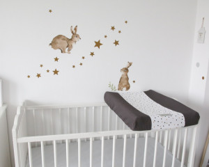 Stickere pentru perete, pentru camera copilului, Tiny Star Gold