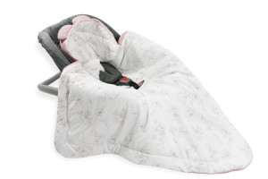 Tiny Star - Husa Pentru Scaun Auto Sweet Love, Paturica De Infasat, Cocon, Fixata Cu Sistem Velcro