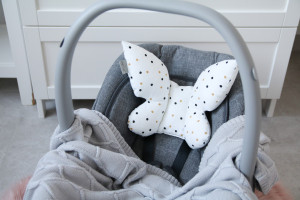 Tiny Star - Perna Confetti Buterfly, Pentru Carucior, Patut, Leagan, Babynest