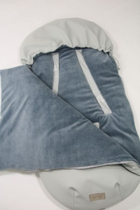Tiny Star - Sac de dormit pentru carucior Light Grey & Steel