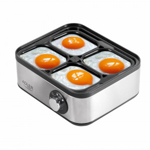 Adler - Aparat de gatit oua fierte sau prajite, de la 1 pana la 8 oua, 800W, AD4486