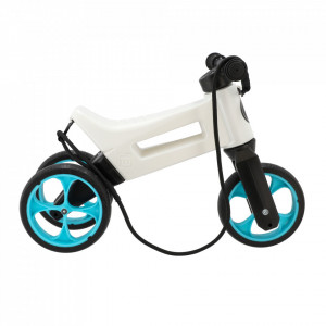 Bicicleta fara pedale pentru Copii, Funny Wheels Rider SuperSport 2 in 1 Pearl/Aqua