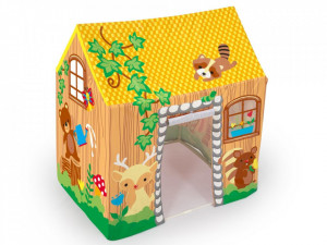Casuta de joaca pentru copii, Bestway Yellow Cottage, din PVC, 114 x 102 x 76 cm