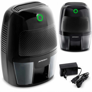 Dezumidificator camera, tehnologie Peltier, operare simpla, detector de nivel al apei, Berdsen, BR-50B, Negru