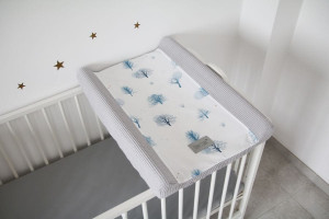 Husa Pentru Salteaua De Infasat, din Bumbac, 50 cm x 70 cm, Tiny Star, Magic