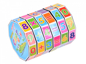 Joc educativ, Cilindru distractiv pentru invatarea calculelor matematice, Super Number Cartoon
