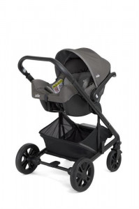 Joie - Set Scoica auto pentru copii Gemm Foggy, 0-13kg + Baza isofix i-Base pentru scoicile Gemm, i-Gemm 2, i-Snug