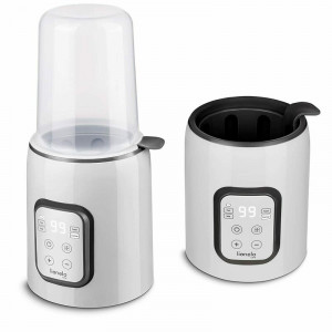 Lionelo - Incalzitor biberoane ThermUp, 3 - 5 min, Temperatura constanta pana la 24 h, Sterilizare, Dezghetare, Fara BPA, Gri