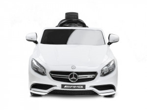Masinuta electrica cu telecomanda pentru Copii Toyz MERCEDES-BENZ S63 AMG 12V White