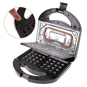 Mesko - Sandwich maker 3 in 1, sandwich, grill, wafe, 1000 W, MS 3045