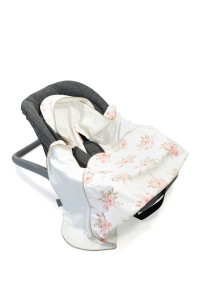 Paturica pentru Infasat Bebe in Scaun Auto, 91 x 91 cm, Tiny Star, Garden