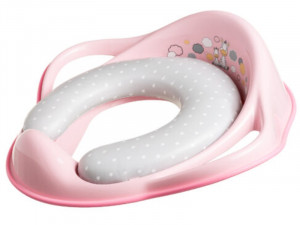 Reductor wc moale copii Zebra Roz-Roz