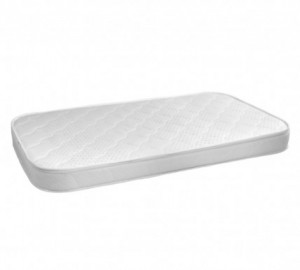 Saltea pentru patut copii, Waldin, Cocos, potrivita pentru Patut Evolutiv 7in1 Rotund, Maxi, 125 x 73 x 10 cm