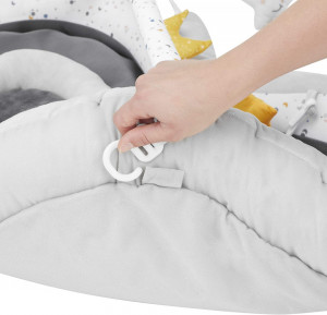 Salteluta de activitati 2 in 1 pentru copii, Badabulle, Nest Moonlight, 100 x 60 x 10 cm