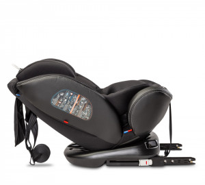 Scaun auto rotativ pentru copii Caretero MUNDO 0-36 Kg Isofix Negru