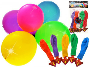Set 5 baloane colorate stralucitoare, 30 cm, Jokomisiada, ZA1591