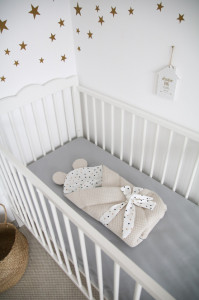 Tiny Star - Paturica de Infasat BabyHorn Sweet Confetti & Beige