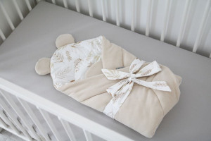 Tiny Star - Paturica de Infasat BabyHorn Sweet Grain & Ivory