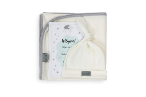 Tiny Star - Set Nou-Nascut Creme, Invelitoare, Caciuliuta, Certificat