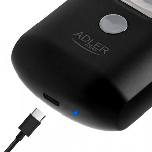 Adler - Aparat de ras Travel - USB cu 2 capete, AD-2936