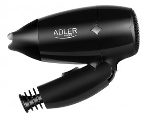 Adler - Uscator de par 1400 W, Negru, AD-2251