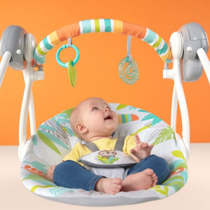 Bright Starts - Leagan portabil pentru Copii Rainforest Vibe