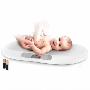 Cantar electronic pentru copii, pana la 20 kg, memoria ultimei masuratori, Berdsen, BW-141, Alb
